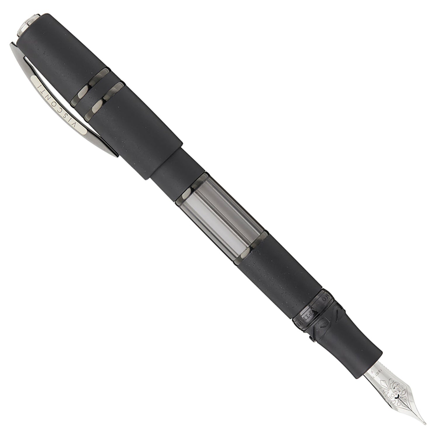 Visconti Homo Sapiens Dark Crystal Black PVD Fountain Pen