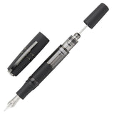 Visconti Homo Sapiens Dark Crystal Black PVD Fountain Pen