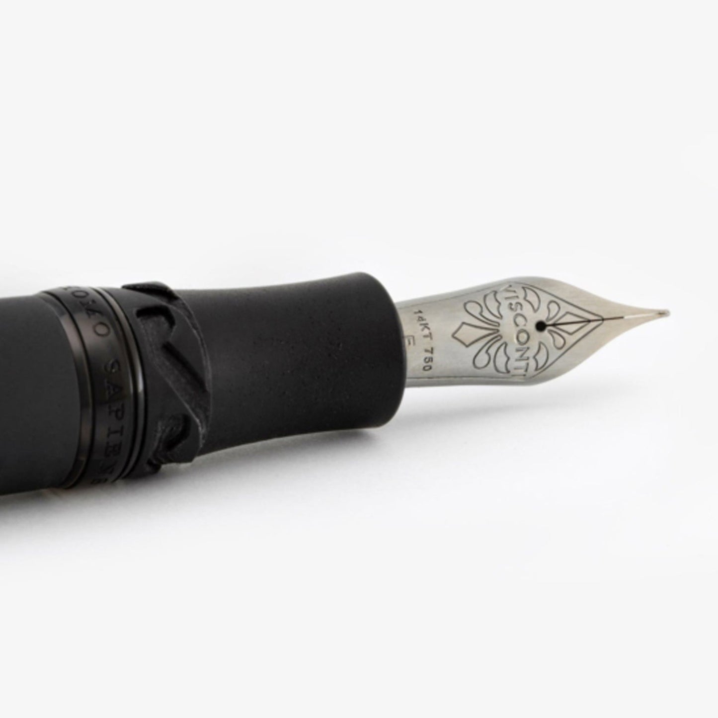 Visconti Homo Sapiens Dark Crystal Black PVD Fountain Pen