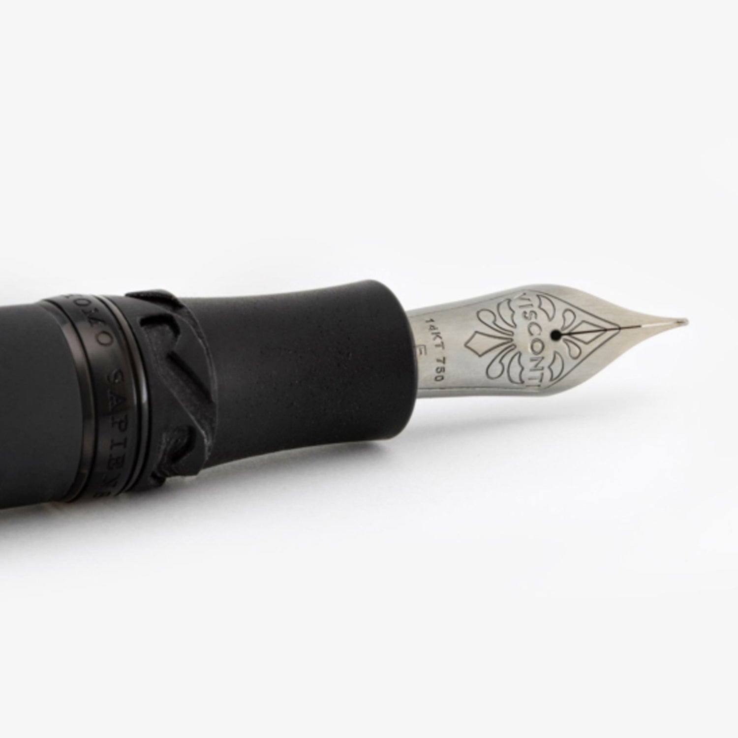 Visconti Homo Sapiens Dark Crystal Black PVD Fountain Pen