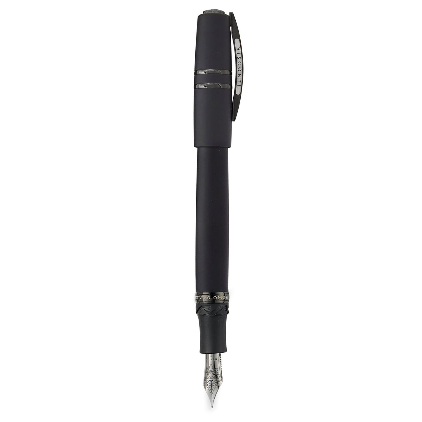 Visconti Homo Sapiens Lava Dark Age Black PVD Fountain Pen