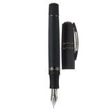 Visconti Homo Sapiens Lava Dark Age Black PVD Fountain Pen