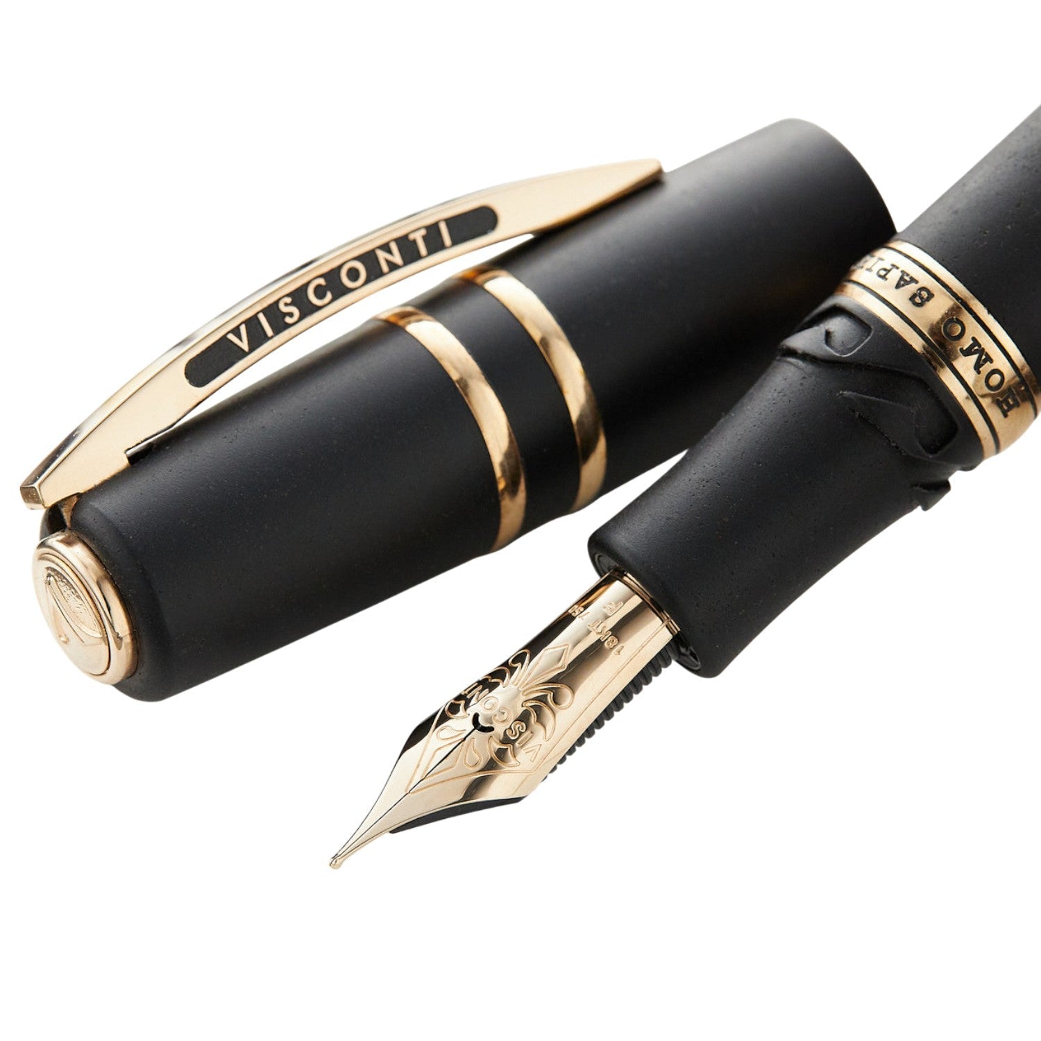 Visconti Homo Sapiens Lava Bronze Black GT Fountain Pen