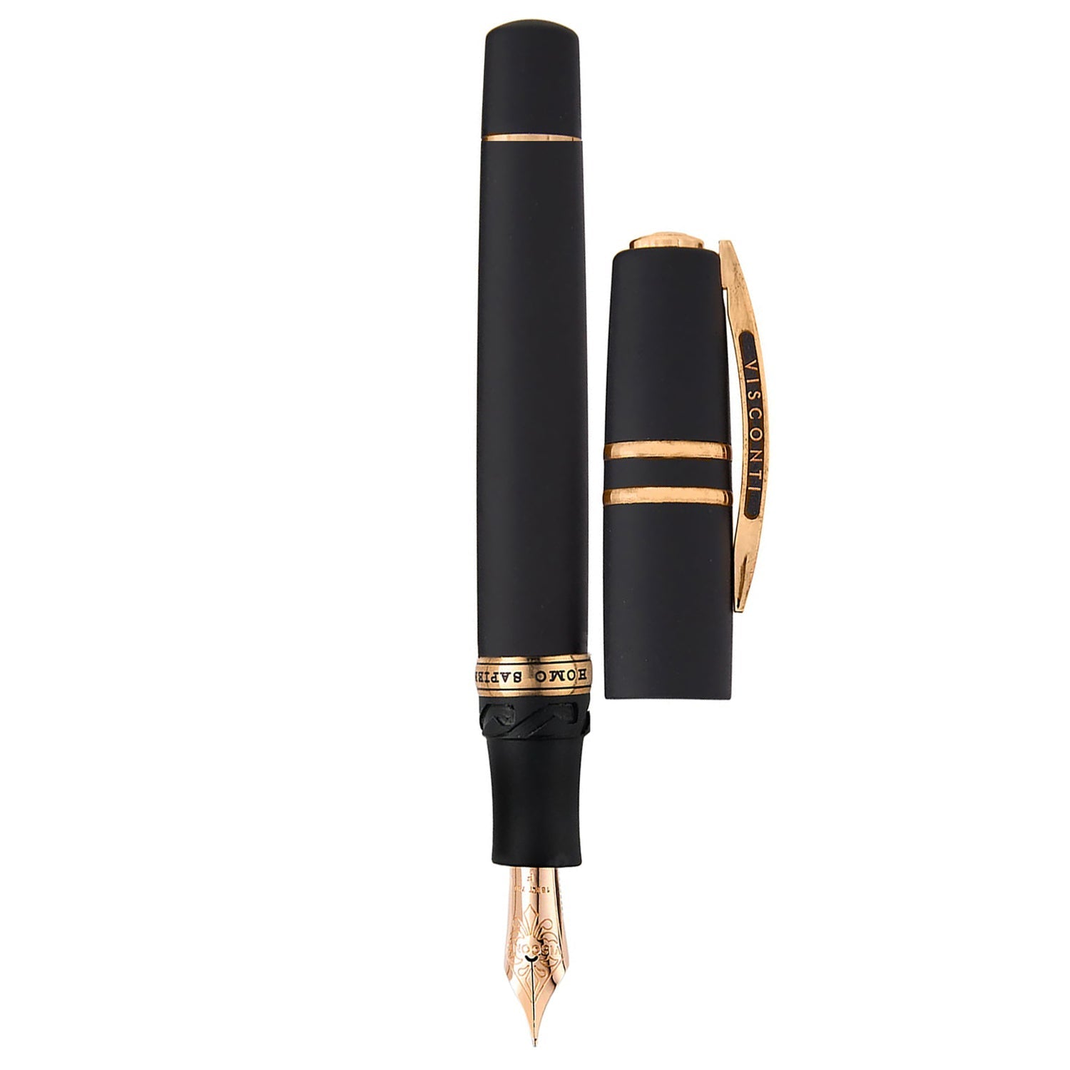 Visconti Homo Sapiens Lava Bronze Black GT Fountain Pen