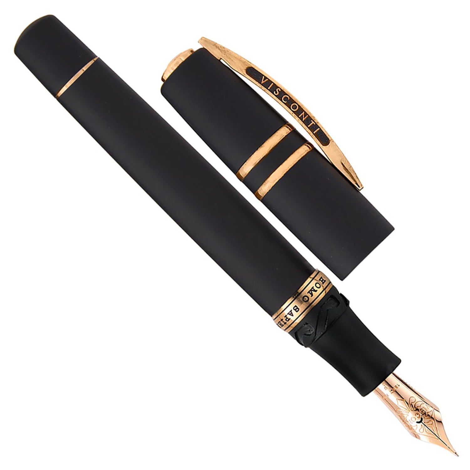 Visconti Homo Sapiens Lava Bronze Black GT Fountain Pen