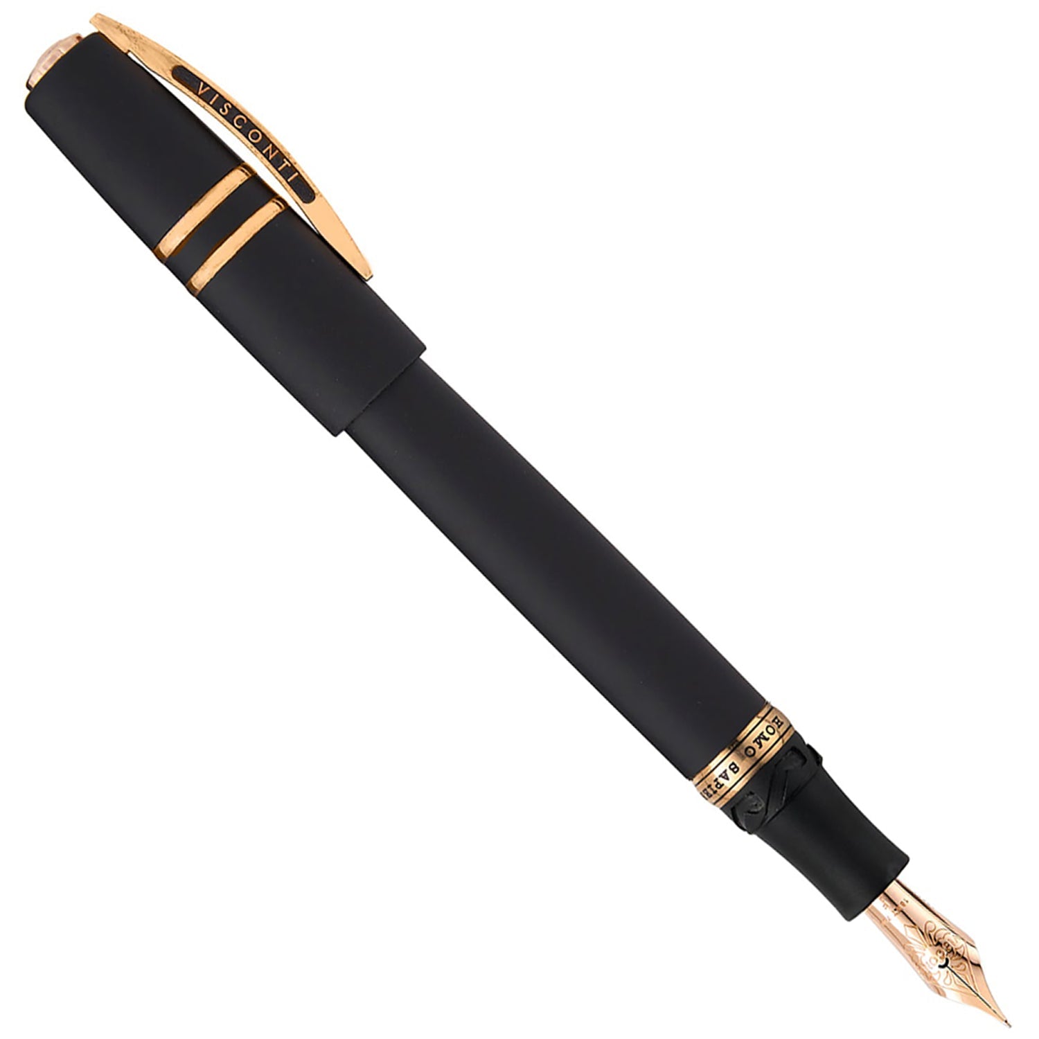 Visconti Homo Sapiens Lava Bronze Black GT Fountain Pen
