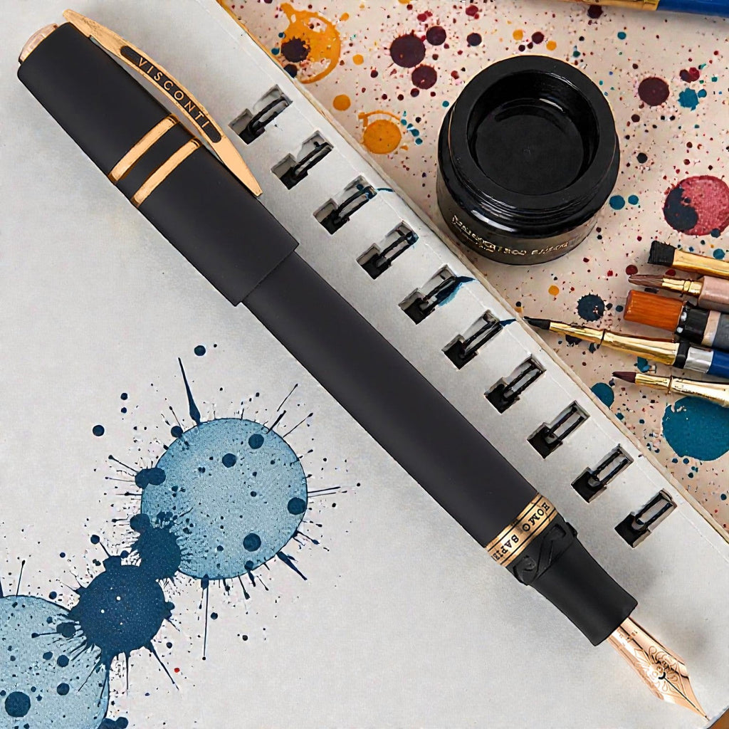 Visconti Homo Sapiens Lava Bronze Black GT Fountain Pen
