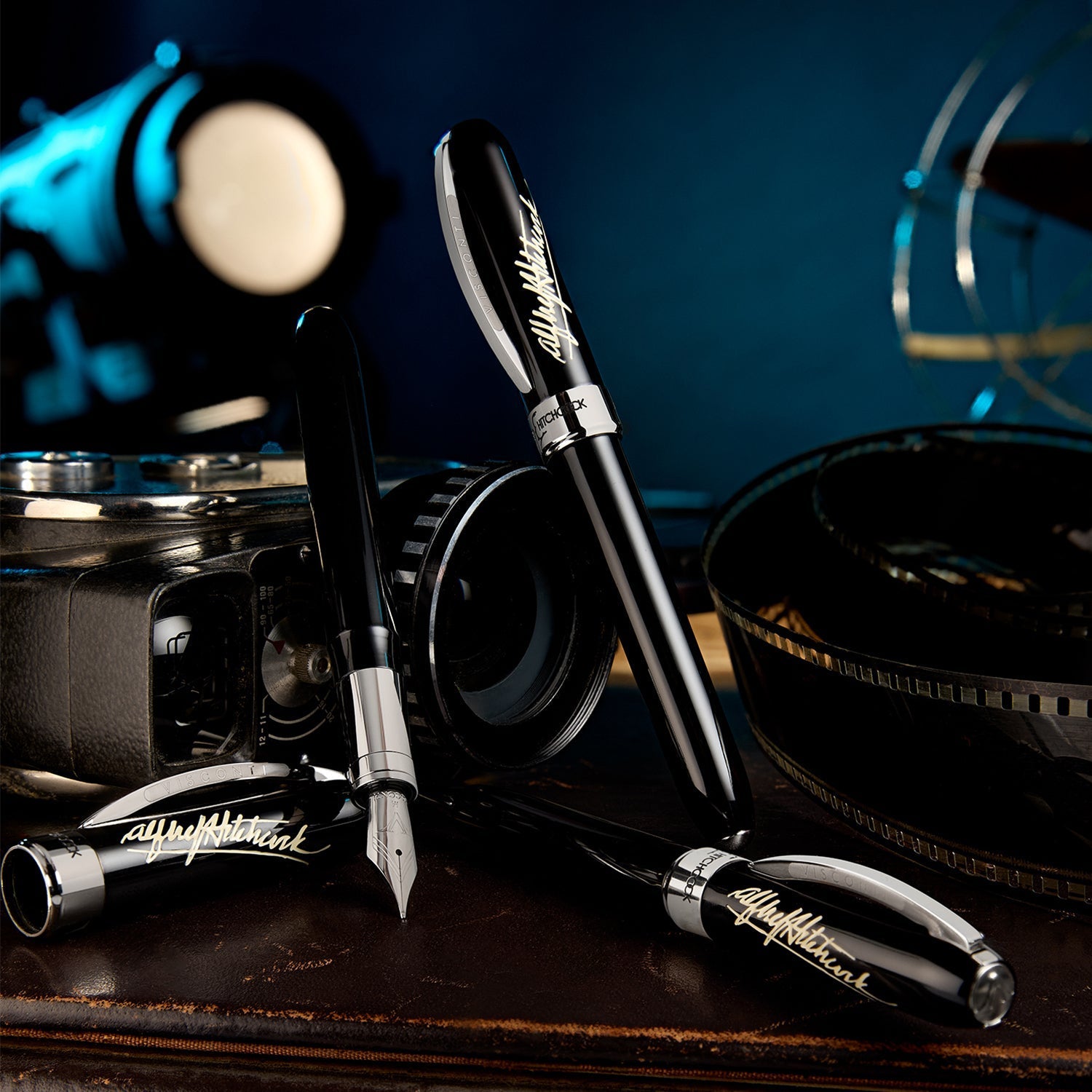 Visconti Alfred Hitchcock Black CT Fountain Pen (Limited Edition)