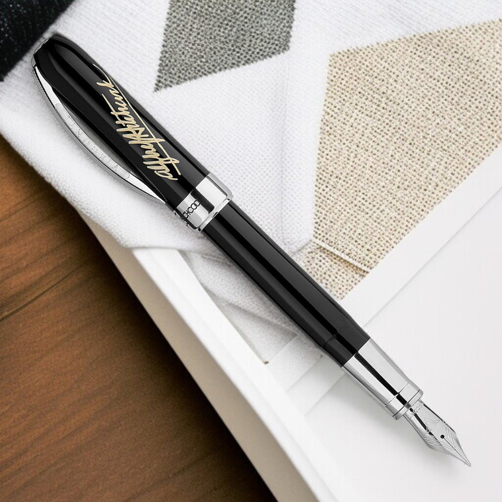 Visconti Alfred Hitchcock Black CT Fountain Pen (Limited Edition)
