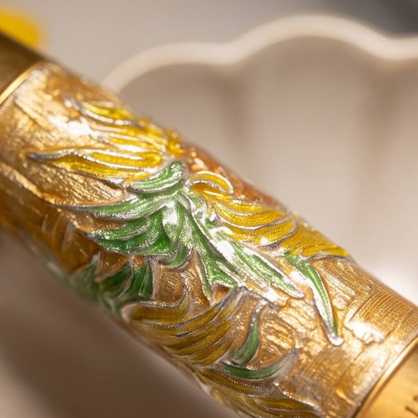 Visconti Dreaming Sunflowers Yellow GT Fountain Pen (Limited Edition)