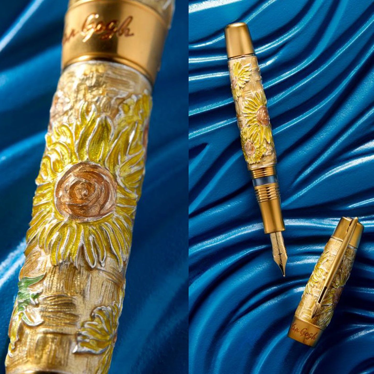 Visconti Dreaming Sunflowers Yellow GT Fountain Pen (Limited Edition)