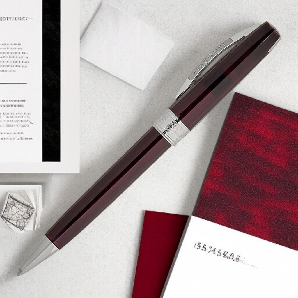 Visconti Michelangelo Translucent Black CT Ballpoint Pen KP67-03-BP