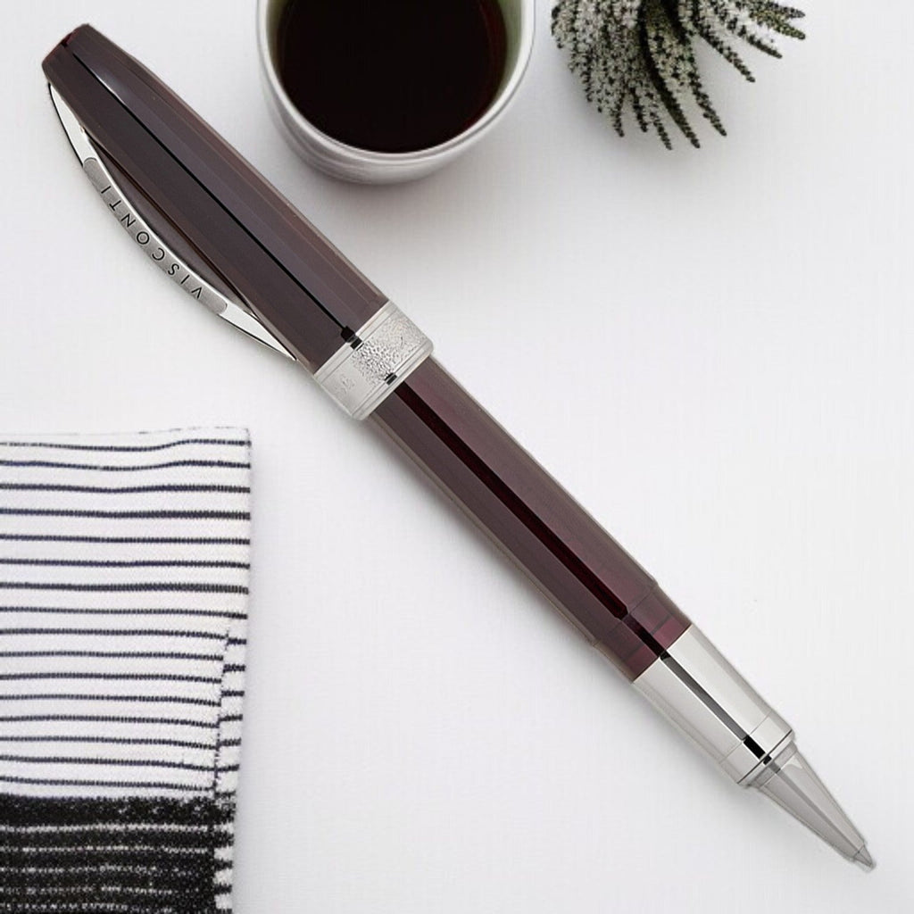 Visconti Michelangelo Translucent Black CT Roller Ball Pen KP67-03-RB