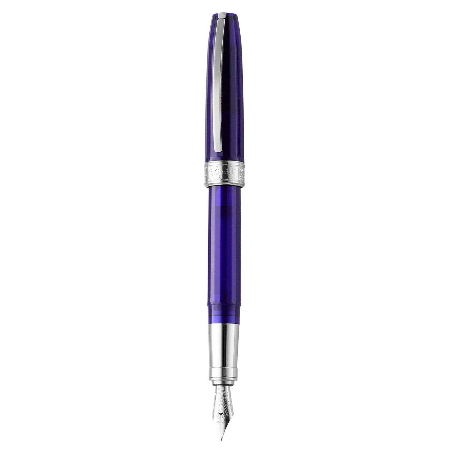 Visconti Michelangelo Translucent Blue CT Fountain Pen
