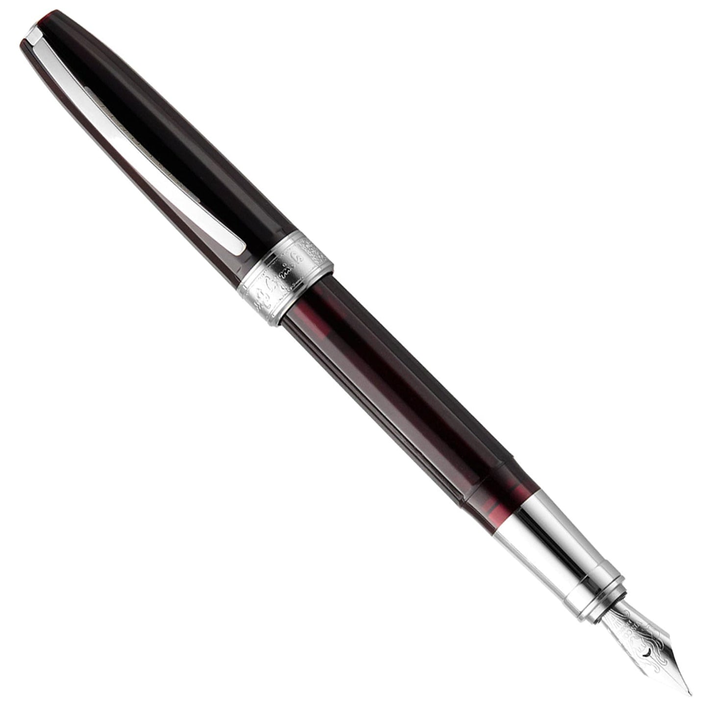 Visconti Michelangelo Translucent Red CT Fountain Pen