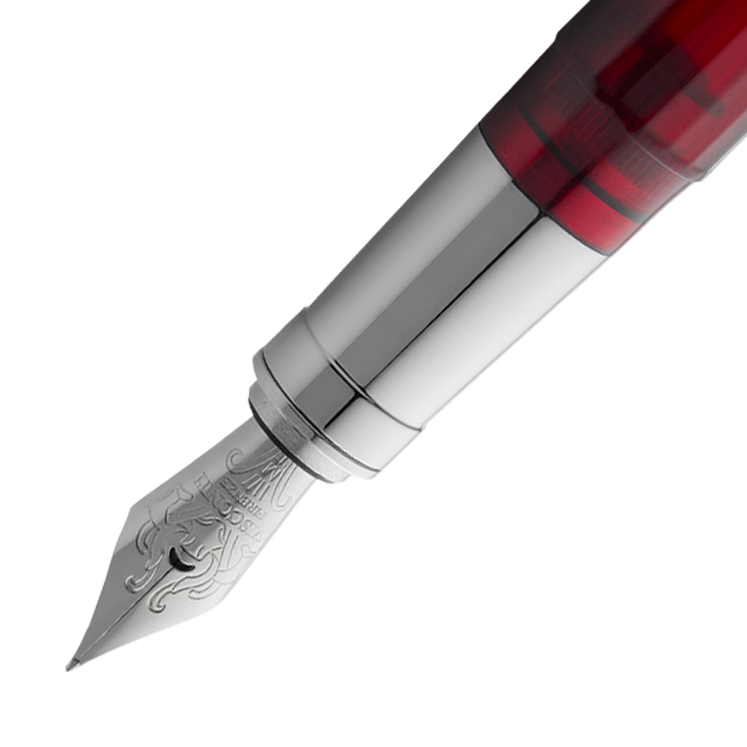 Visconti Michelangelo Translucent Red CT Fountain Pen