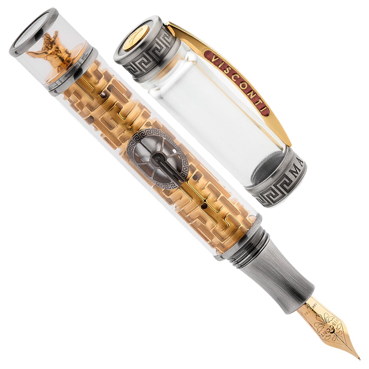 Visconti Maze Transparent/Gold GT Fountain Pen (Limited Edition)
