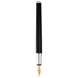 Waldmann Chess Black/Silver CT 18CT Fountain Pen