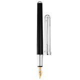 Waldmann Chess Black/Silver CT 18CT Fountain Pen