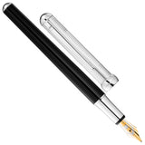 Waldmann Chess Black/Silver CT 18CT Fountain Pen