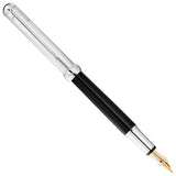 Waldmann Chess Black/Silver CT 18CT Fountain Pen