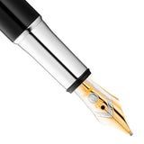 Waldmann Chess Black/Silver CT 18CT Fountain Pen