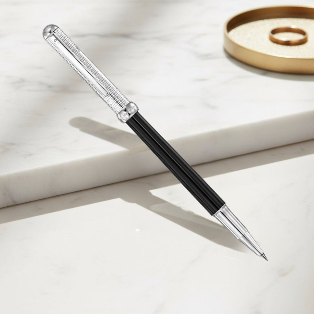 Waldmann Chess Black/Silver CT Roller Ball Pen 0071