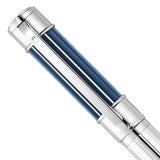 Waldmann Commander 23 Midnight Blue/Sliver CT 18CT Fountain Pen