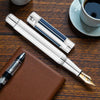 Waldmann Commander 23 Midnight Blue/Sliver CT 18CT Fountain Pen