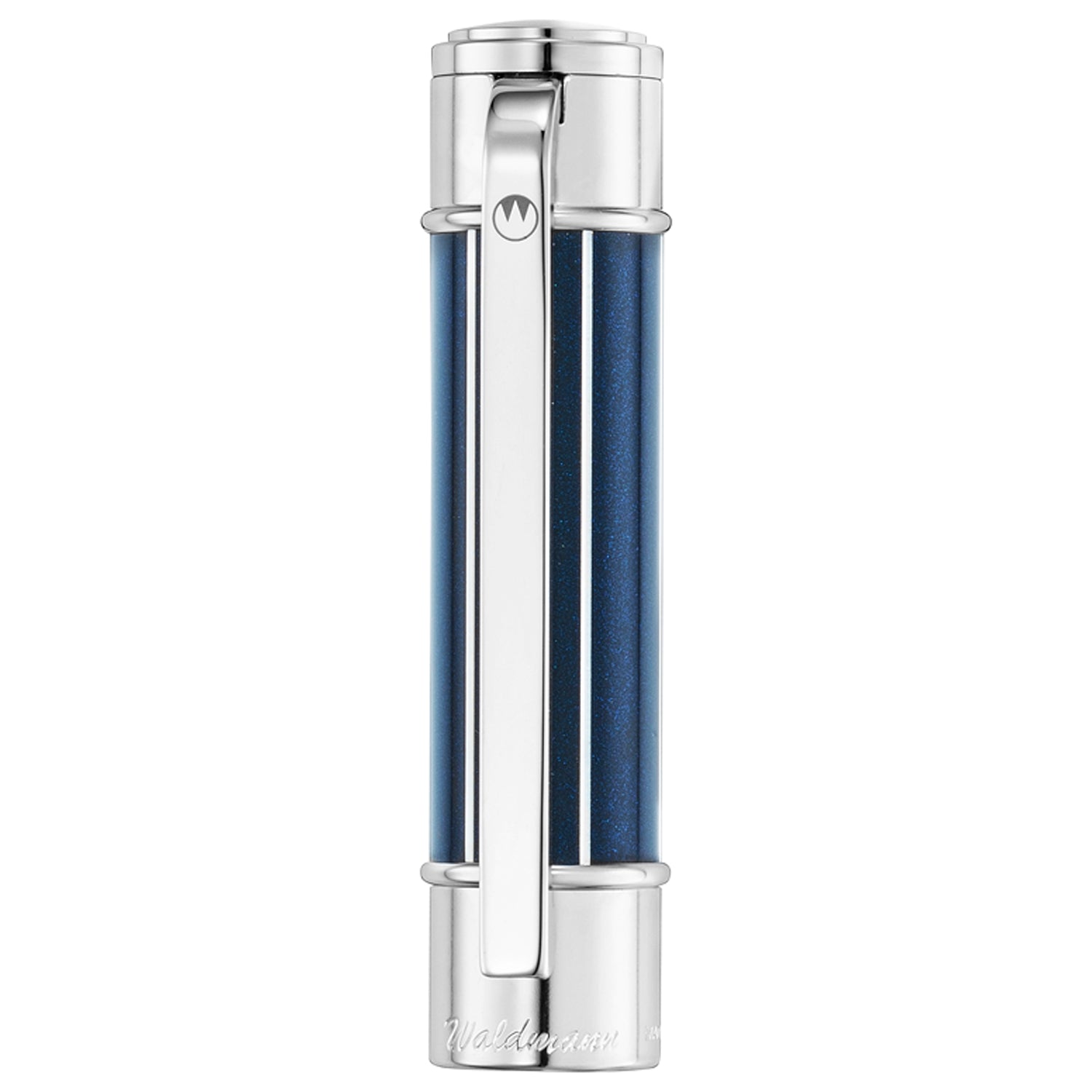 Waldmann Commander 23 Midnight Blue/Sliver CT Roller Ball Pen 8765