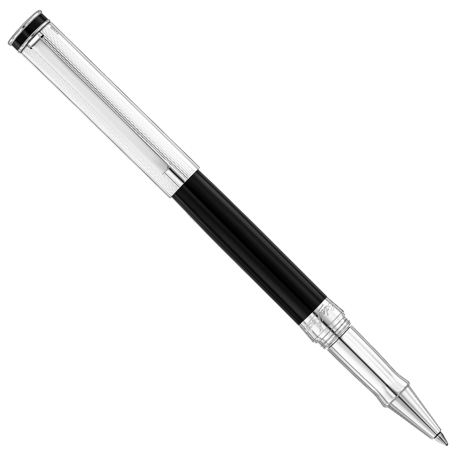 Waldmann Edelfeder Brilliant Black CT Roller Ball Pen 0149