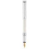 Waldmann Edelfeder Brilliant Champagne White CT 18CT Fountain Pen