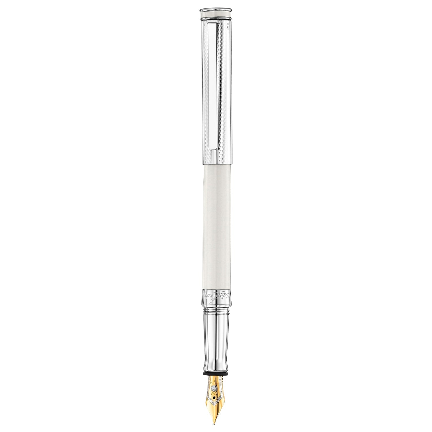 Waldmann Edelfeder Brilliant Champagne White CT 18CT Fountain Pen