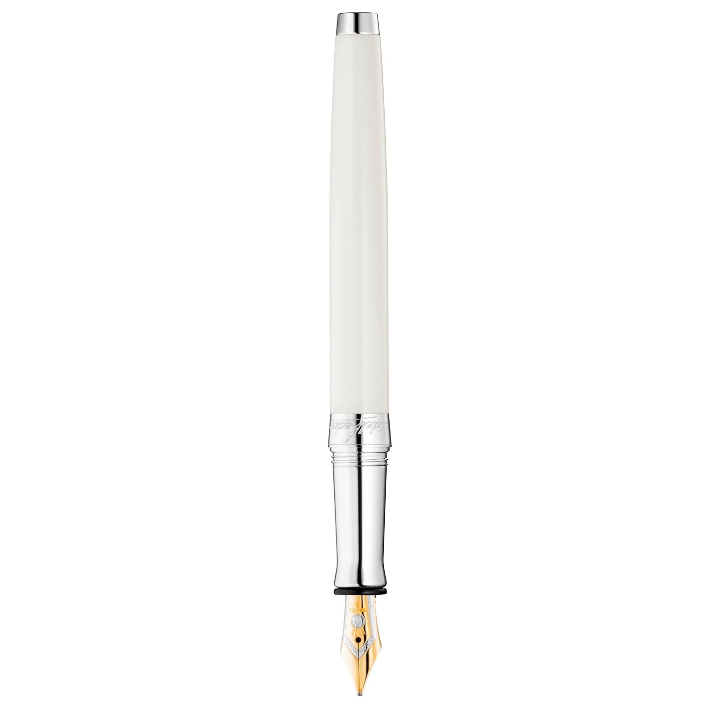 Waldmann Edelfeder Brilliant Champagne White CT 18CT Fountain Pen