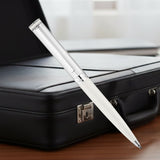 Waldmann Edelfeder Brilliant Champagne White CT Ballpoint Pen 0151