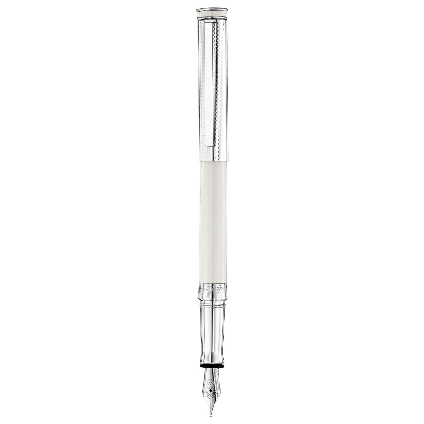 Waldmann Edelfeder Brilliant Champagne White CT Fountain Pen