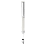 Waldmann Edelfeder Brilliant Champagne White CT Fountain Pen