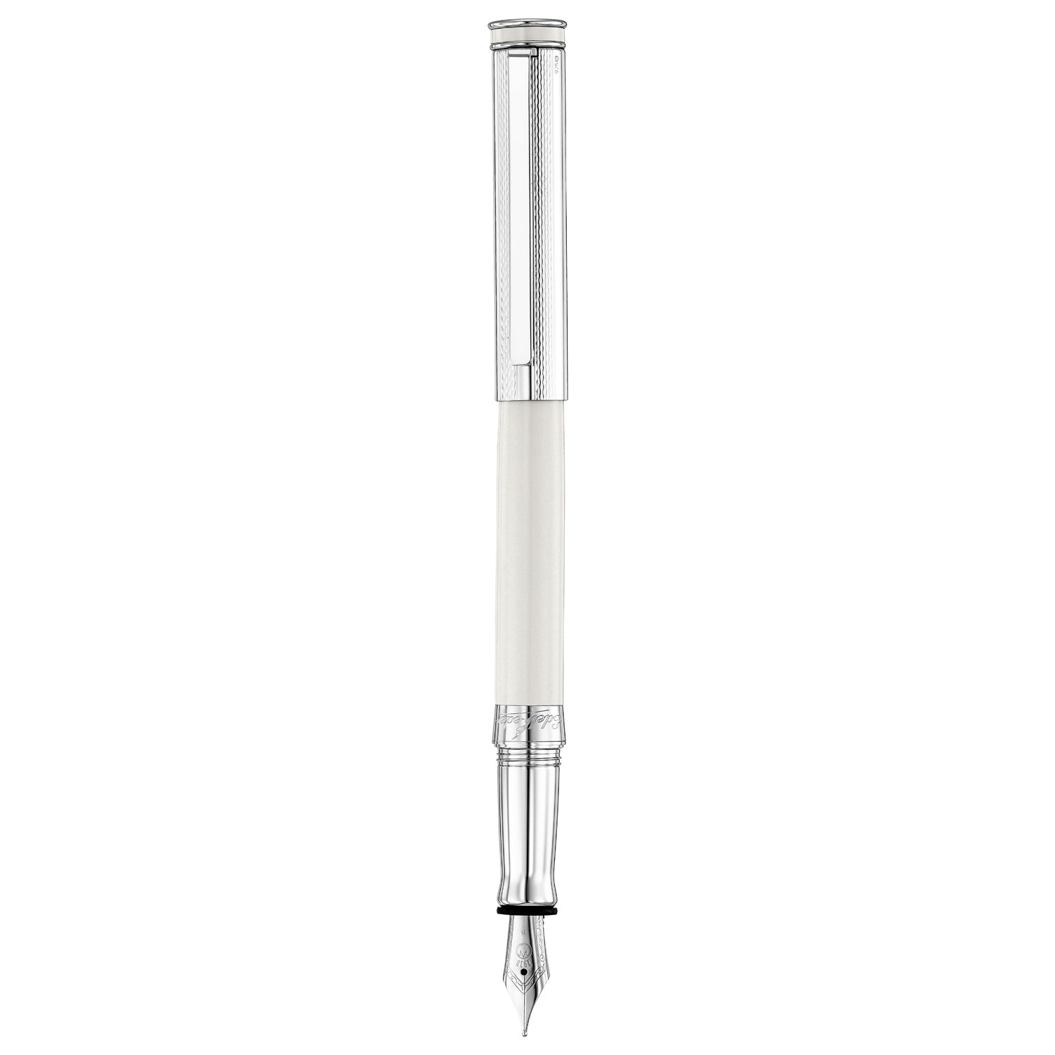 Waldmann Edelfeder Brilliant Champagne White CT Fountain Pen