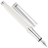 Waldmann Edelfeder Brilliant Champagne White CT Fountain Pen