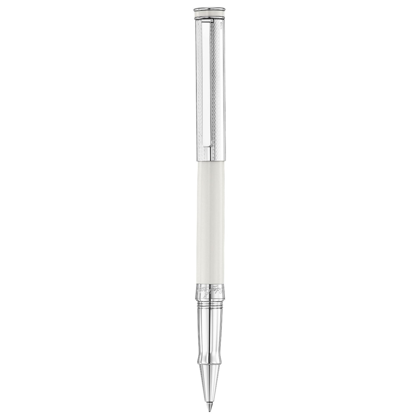 Waldmann Edelfeder Brilliant Champagne White CT Roller Ball Pen 0153