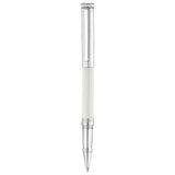 Waldmann Edelfeder Brilliant Champagne White CT Roller Ball Pen 0153