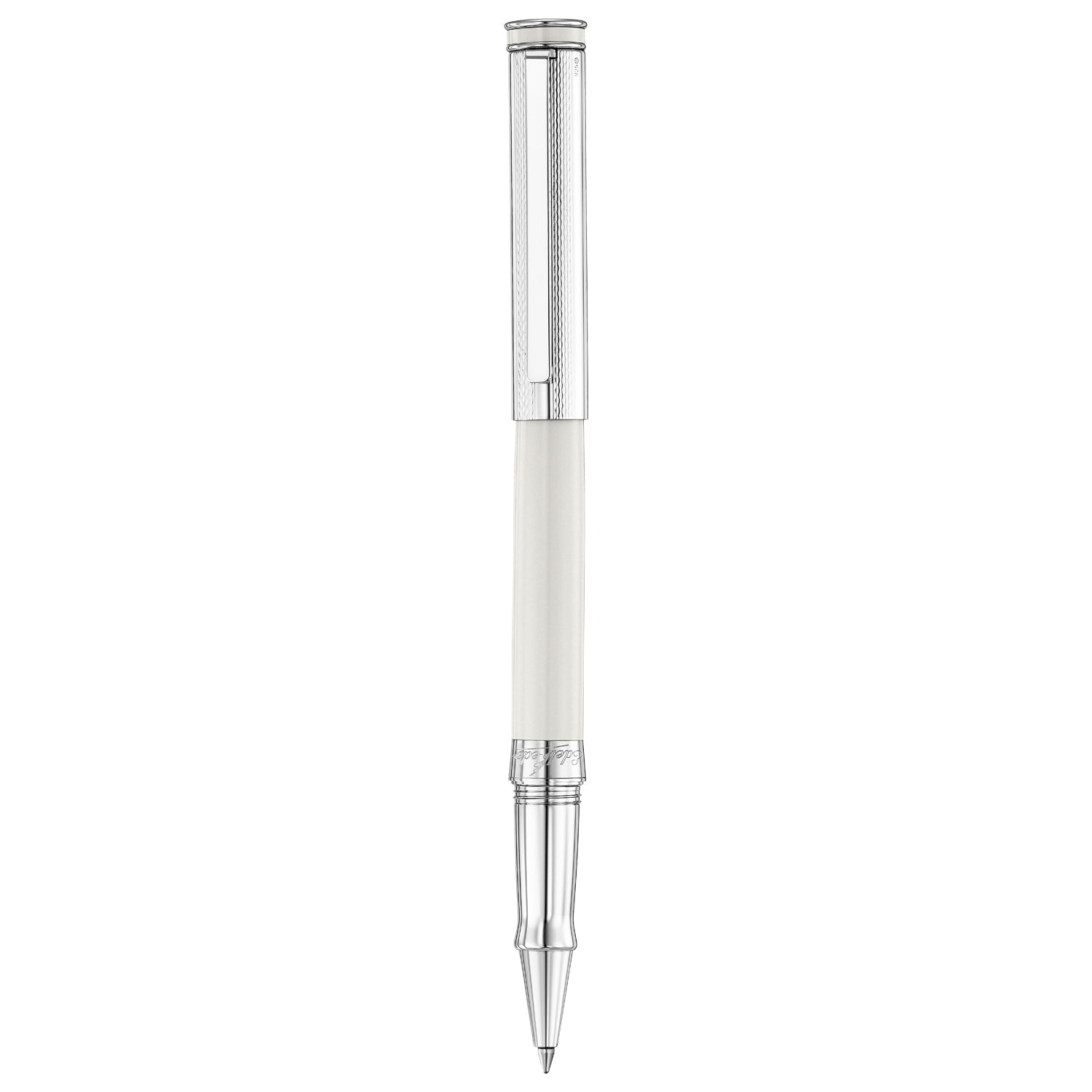 Waldmann Edelfeder Brilliant Champagne White CT Roller Ball Pen 0153