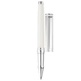 Waldmann Edelfeder Brilliant Champagne White CT Roller Ball Pen 0153