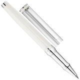 Waldmann Edelfeder Brilliant Champagne White CT Roller Ball Pen 0153