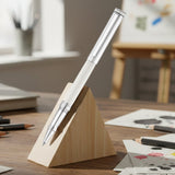 Waldmann Edelfeder Brilliant Champagne White CT Roller Ball Pen 0153