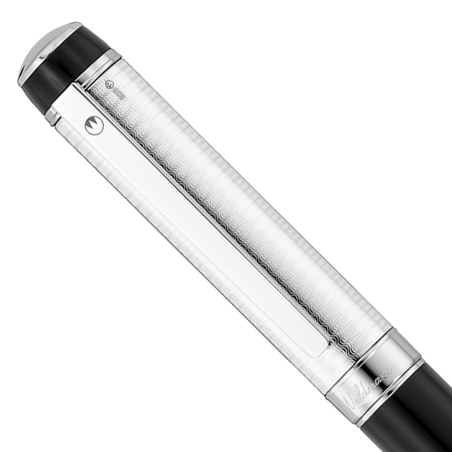 Waldmann Grandeur Black/Silver CT 18CT Fountain Pen
