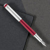Waldmann Grandeur Burgundy/Silver CT Fountain Pen