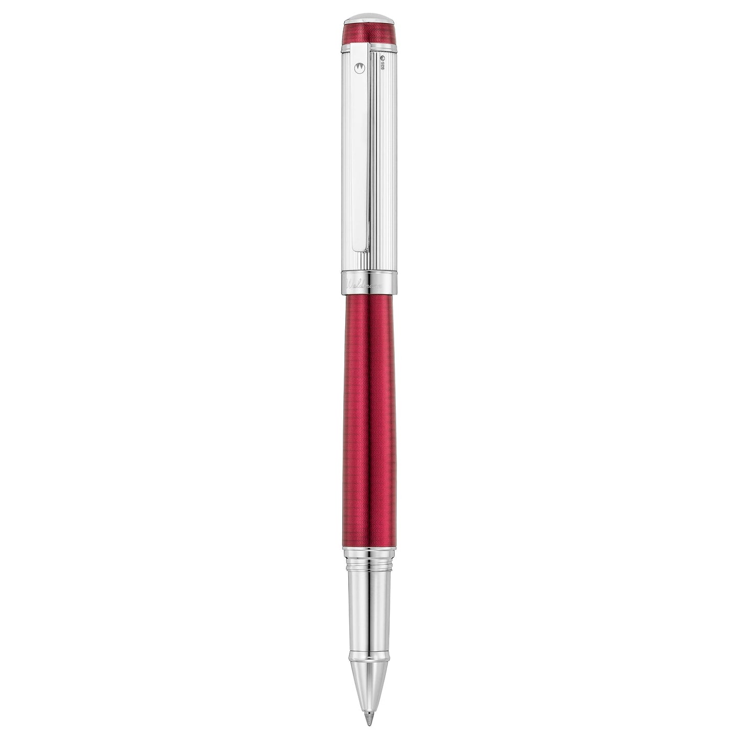 Waldmann Grandeur Burgundy/Silver CT Roller Ball Pen 7817