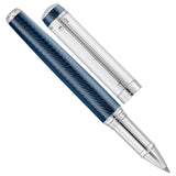 Waldmann Grandeur Ocean Blue/Silver CT Roller Ball Pen 9461