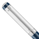 Waldmann Grandeur Ocean Blue/Silver CT Roller Ball Pen 9461